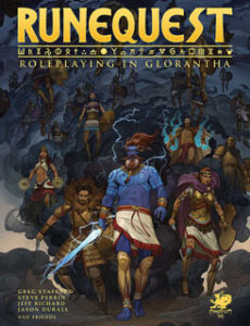 RuneQuest Roleplaying in Glorantha Core Rulebook by Chaosium