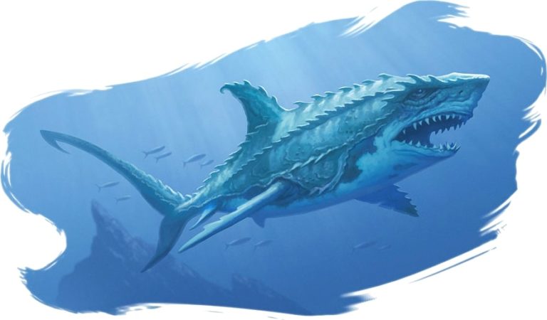 GIANT SHARK (Megalodon) - 5e stats - ANGRY GOLEM GAMES