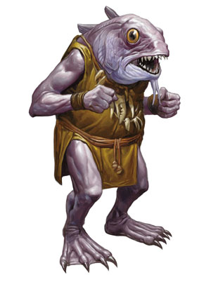 KUO-TOA - 5e STATS - A grotesque cross between a fish and a humanoid ...