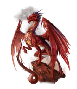 RED DRAGON, WYRMLING - 5e stats - ANGRY GOLEM GAMES