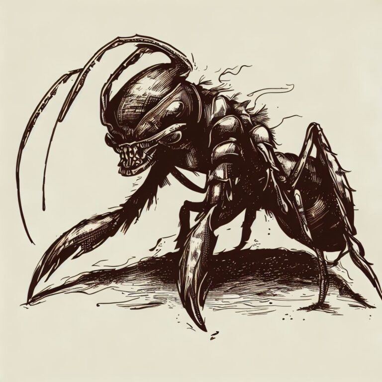 GIANT ANT WARRIOR- 5e stats - ANGRY GOLEM GAMES