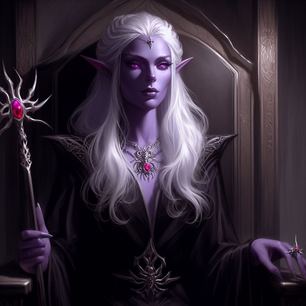 DROW MATRON MOTHER - 5e stats - ANGRY GOLEM GAMES